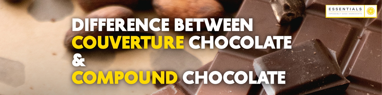 what is the difference between couverture chocolate and compound chocolate